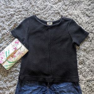Old Navy Boxy Black Top